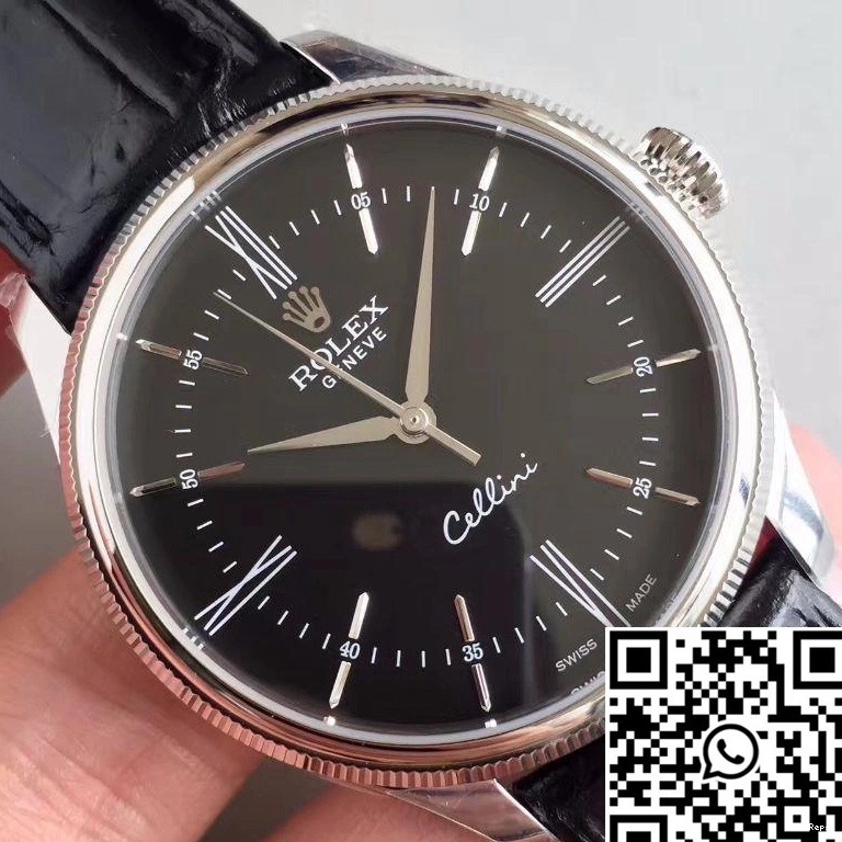 Factory 50509 Rolex Black V4 MKS Cellini Dial 0125